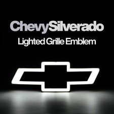 2016-2018 Chevy Silverado Led Lighted Front Grille Emblem Black Bowtie Badge 2016-2018 Chevy Silverado Led Lighted Front Grille Emblem Black Bowtie Badge