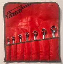 Snap-on Xs Series 7pc Sae Offset Double Box End Wrench Set 14-78 Wpouch