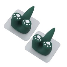 (Dinosaur Tail Shape) Kids Toothbrush Holder Childrens Toothbrush Holder↑