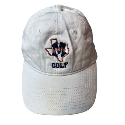 Under Armour Hat Mens OSFM White North Golf Texas Relaxed Fit UAB420 Cotton Cap