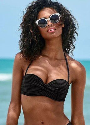 Venice Beach top underwired bandeau bikini top size 12C BNWOT RRP £40