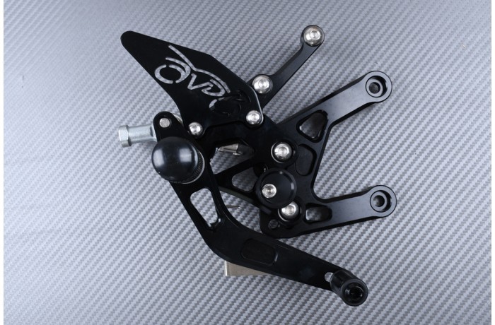 Support commandes reculées réglables or moto Yamaha MT-10 2016-2025 - 3