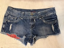 Almost Famous Bootie Jean Shorts Size 9 Denim Jean