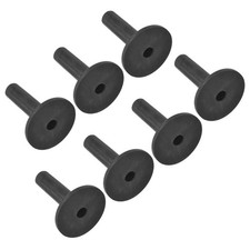 10pcs 2.7 Inch Rubber Golf Tee Driving Range Tee Stable Ball Holder Black