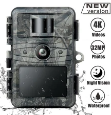 Campark 4K Trail Cam Hunting Camera 32MP Game Wildlife Outdoor Night Vision IP66