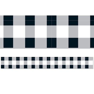 Buffalo Check Bulletin Board Border Classroom Décor