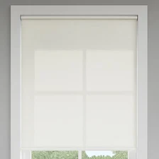 LEVOLOR 55-in x 72-in Seashell Light Filtering Cordless Roller Shade