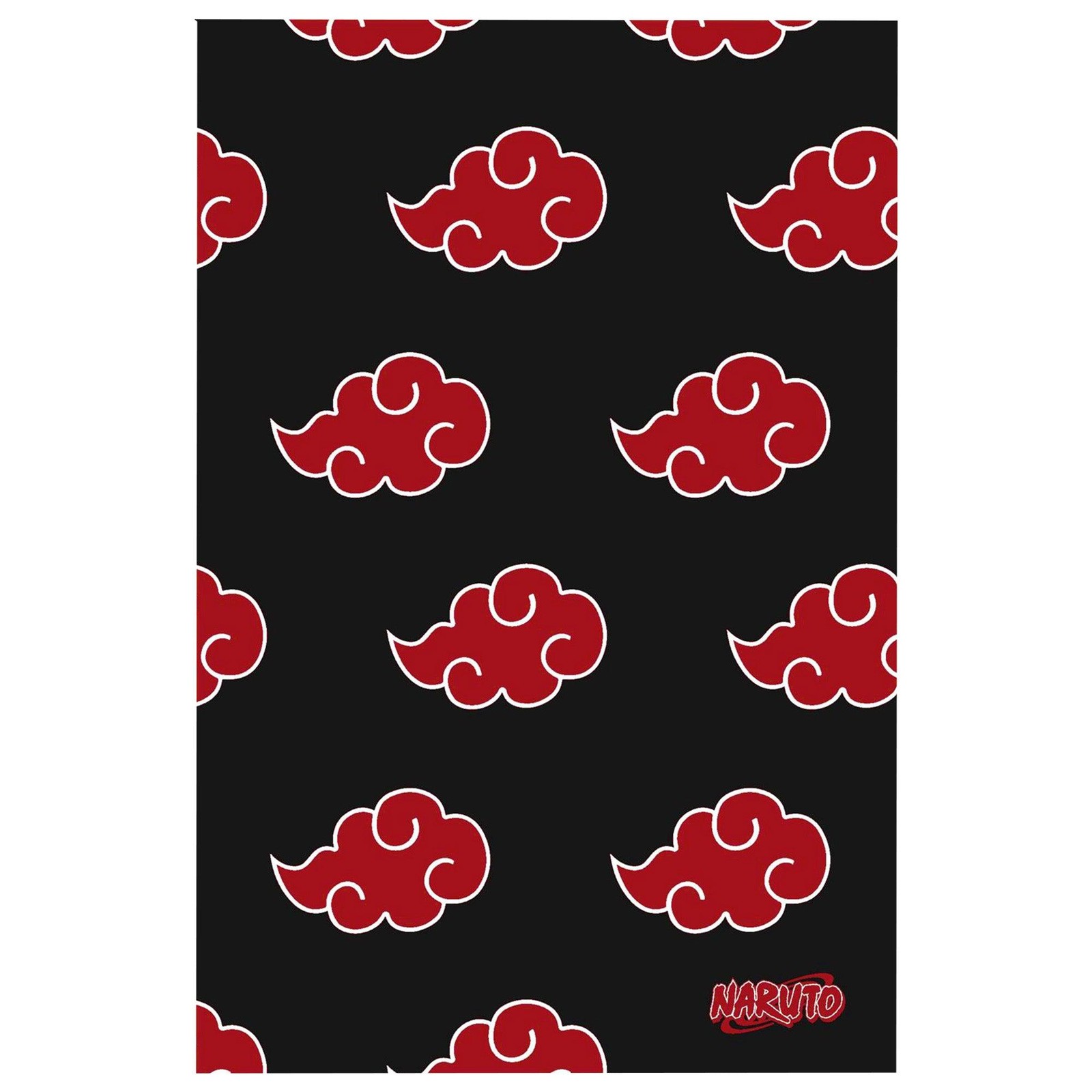 Naruto Manta de Polar Diseño Símbolo Akatsuki (TC798)