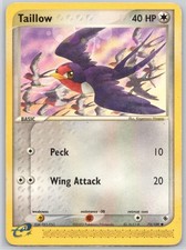 Taillow 72/109 Common Ruby & Sapphire Pokemon Moderately Played on eBay