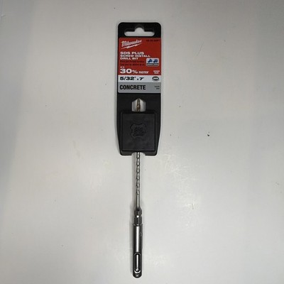 Milwaukee 5/32 in. x 7 in. 2-Cutter SDS-PLUS Carbide Bit with 1/4 in Hex