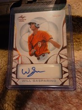 2024 Leaf Trinity Autographs Will Gasparino #BA-WG1 Bronze 91/99 (AU, RC)