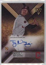 2016 Topps Triple Threads Auto Rookies 50/99 Tyler Naquin #ARC-TN Auto 3x7