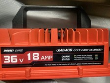 18 AMP 36 Volt Golf Cart Battery Charger for EZGO TXT with D Style Plug