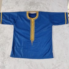 Handmade Vintage Shirt Unique Artisan Crafted Boho Embroidered shirt size XL