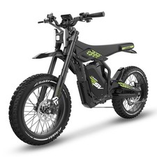 Peak 2000W Electric Bike For Adults Mountain Ebike 20  Fat Tire 48V 23AH 34MPH