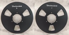 One Pair black Technics 10.5'' 1/4'' TAPE REEL TO REEL TAPE Recorders RS 1500..