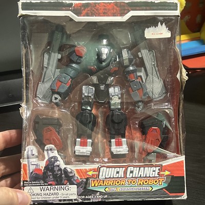 Quick Change WARRIOR TO ROBOT 2 In 1 Change System Action Figure Toy Polyfect 