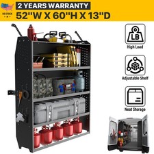 52''W x 60''H x 13''D Cargo Van Shelving Storage for Mid/High Roof Ford Transit