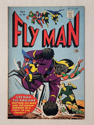 Fly Man #32 1965 Archie Comics Eterno the Tyrant