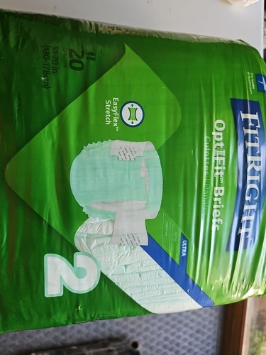 Medline FitRight Ultra Large Disposable Briefs - 20 Count (FITULTRALGZ) - Bild 1 von 7