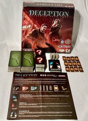 Deception: Murder in Hong Kong (Grey Fox Games, 2016) COMPLETE