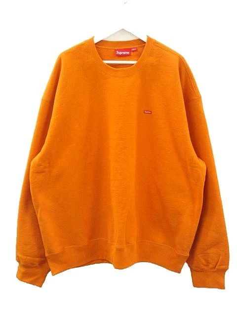 Supreme 24FW petite boîte col rond petite boîte logo col rond sweat XXL orange