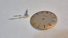Omega solid gold 18K dial & hands & crown set - 2.40 gr