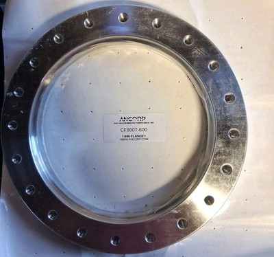 Ancorp CF800T-600304L SS 8.00 in. (DN 160) Fixed ConFlat Flange 20 Tapped Holes