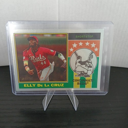 Elly De La Cruz [Holographic] #76PI-25 2025 Topps Heritage 1976 Player Icon card