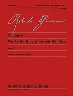 Robert Schumann | Works For Piano 4 Hands Vol. 1 | Wiener Urtext Edition | Buch