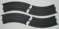 TYCO MATTEL 12" 1/8 CURVE TRACK  4 PC EXC LOOKING  CLEAN  RACE READY