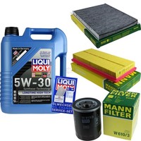 Inspektionskit Filter Liqui Moly ÖL 5L 5W-30 FüR Fiat Stilo 192 1.4 16V