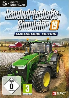 GW71ee Landwirtschafts-Simulator 19 Ambassador Edition PC Neu & OVP