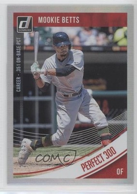 2018 Panini Donruss Variations Stat Line Career 235/351 Mookie Betts #191 0o9