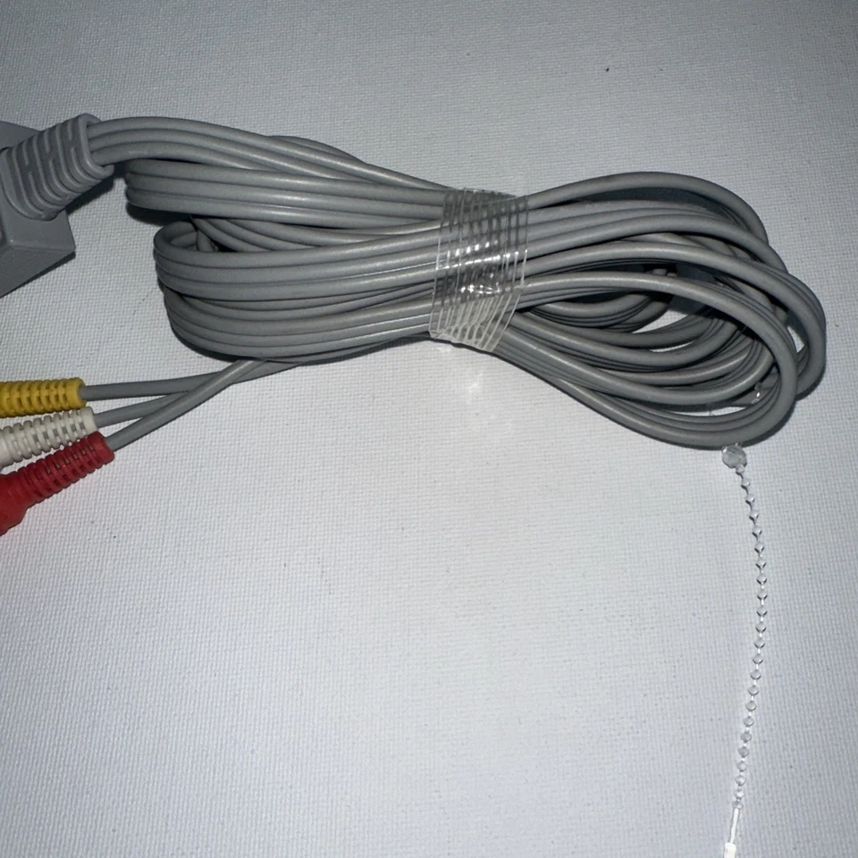 Nintendo Wii RVL-009 AV Cable Replacement Composite Video Audio Cord OEM - Image 3 of 4
