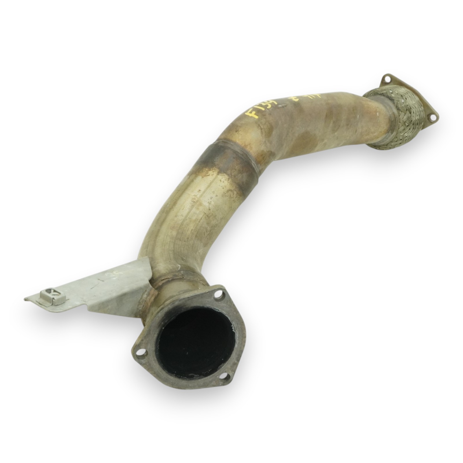 03-12 Bentley Continental GT 6.0L Exhaust Muffler Downpipe Left 3W0254300A OEM
