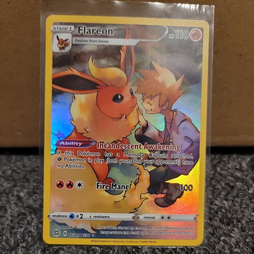 Flareon TG01/TG30 Holo Brilliant Stars Trainer Gallery Pokemon Card