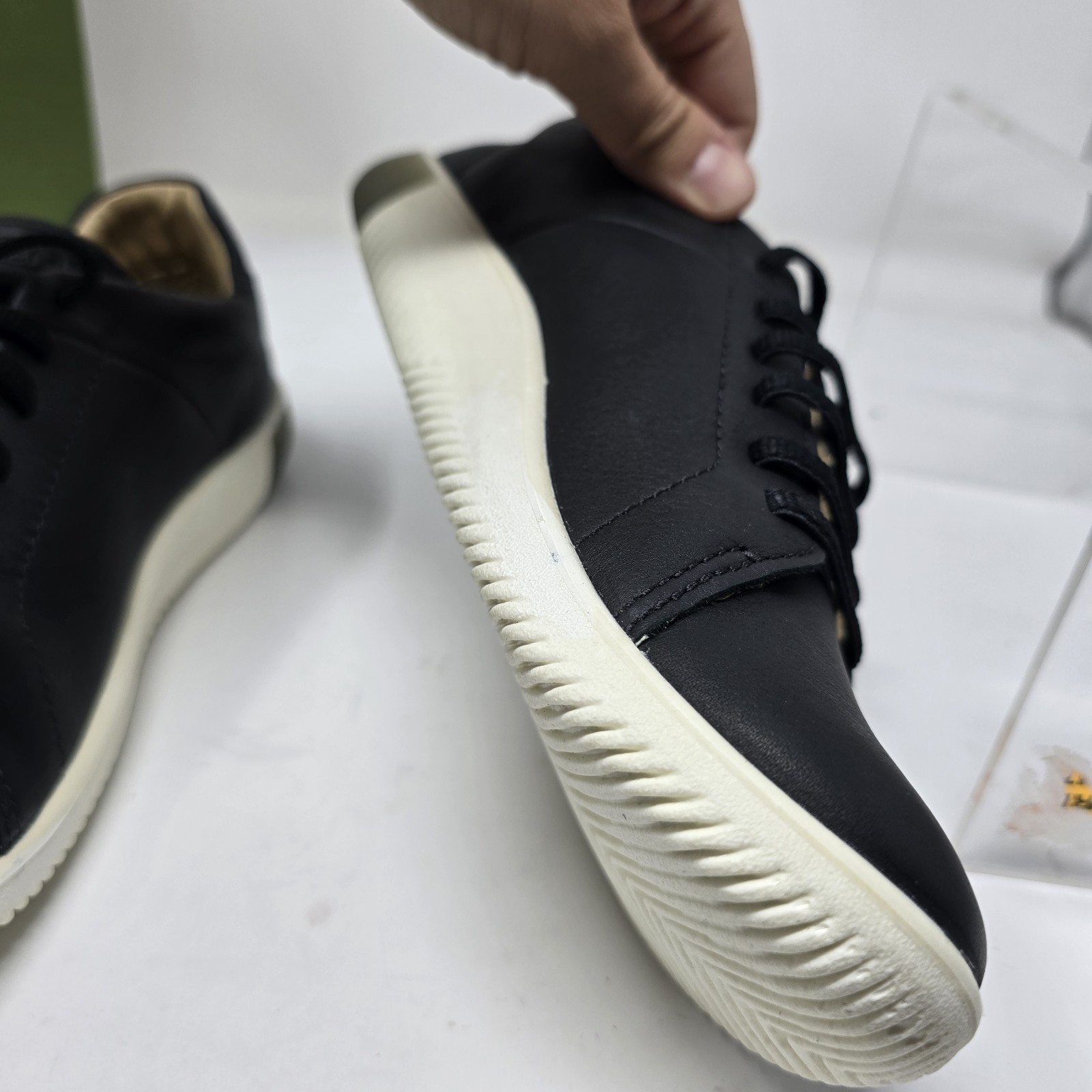 Sneakers basse Keen KNX in pelle con pizzo da donna 8 5 nero bianco 1028355