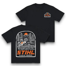 STIHL Into The Woods T-Shirt, Stihl Graphic Tee, Casual Wood Worker Tee