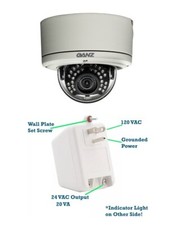 Ganz ZC-DW8312NXA Indoor 700 TVL Camera 3.3-12.0mm MTG2420 24VAC Power Supply