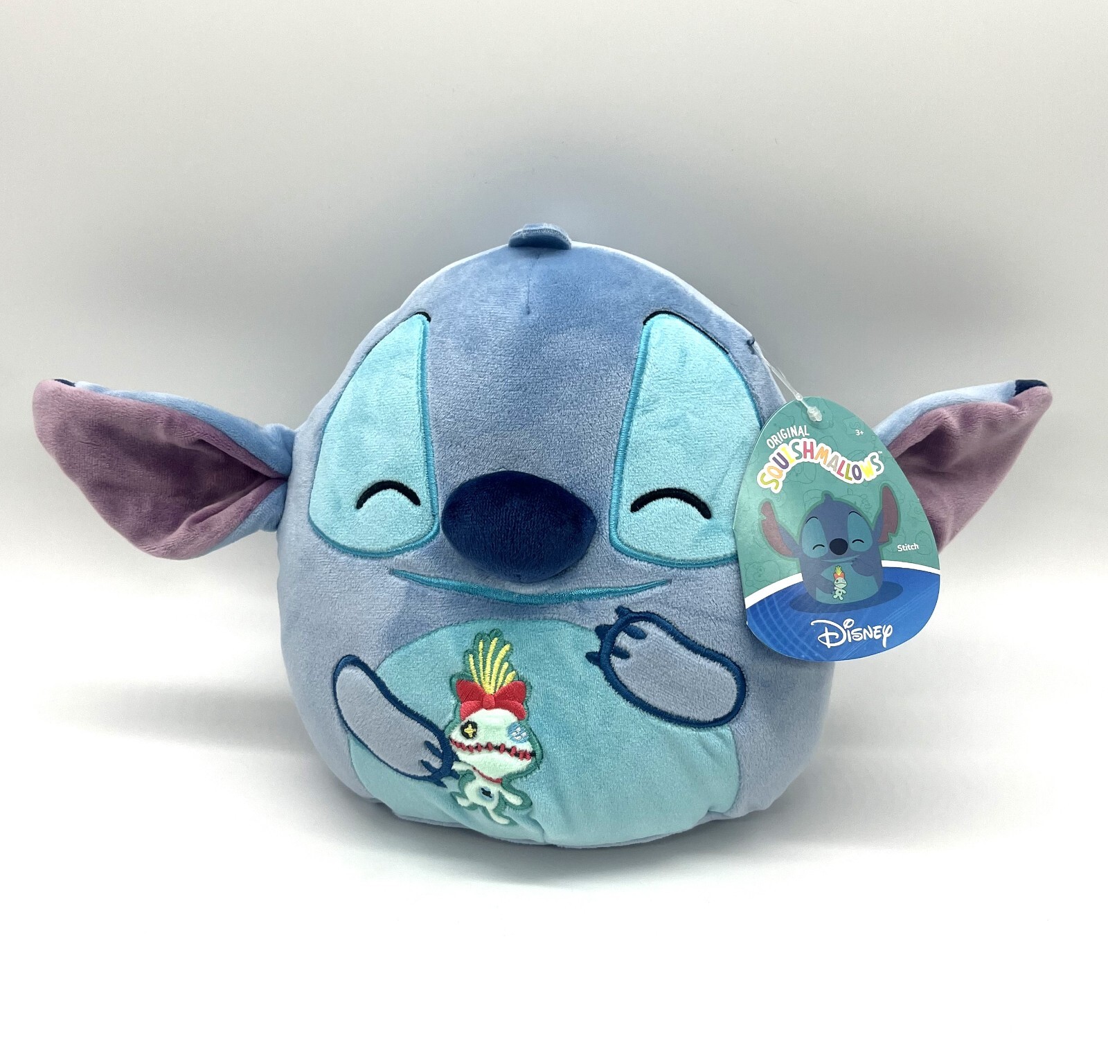 Мягкая игрушка Kellytoy Plush Disney 8 Stitch with Scrump Осень 2024 Новинка от NWT