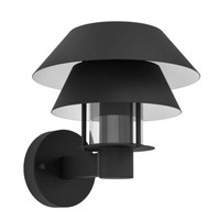 Eglo 900287 Chiappera E27 AußEn-Wand-/Deckenleuchte Schwarz Weiss IP44