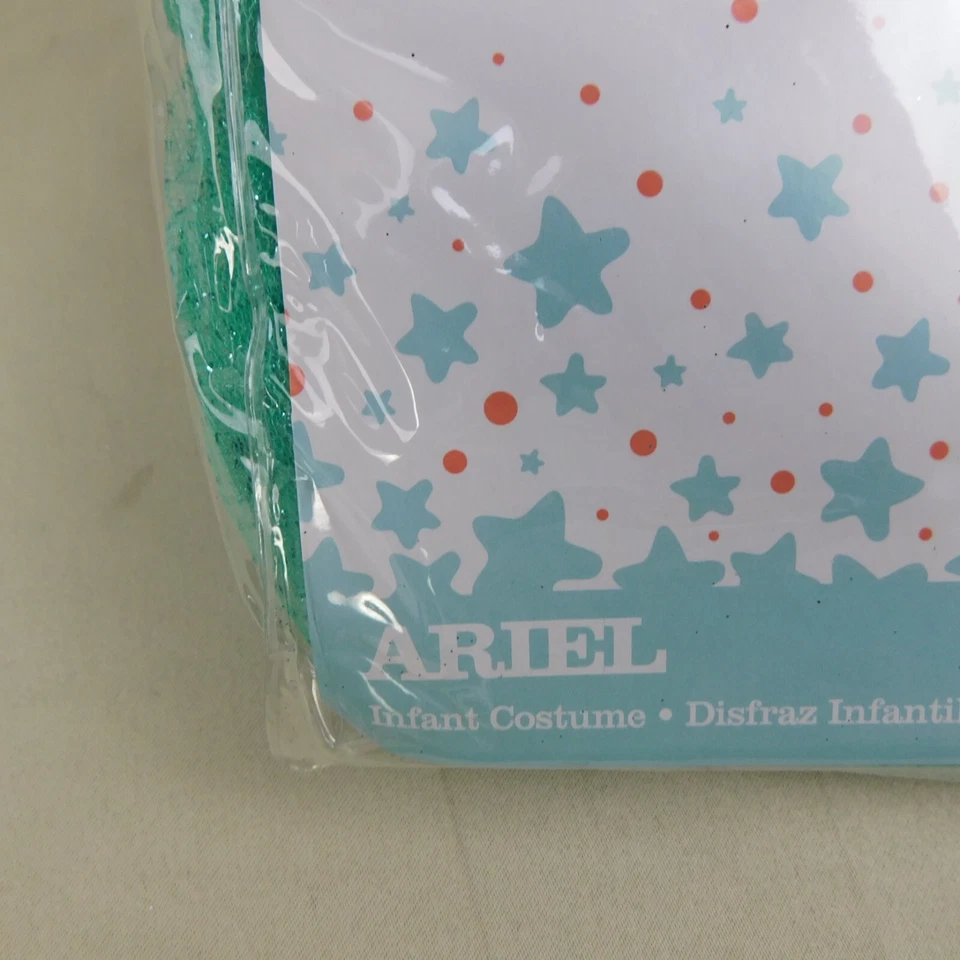 Disney Bebé Sirenita Infantil Ariel Tutú Vestido Disfraz - 12-18 Meses #1021 Foto 4 de 4