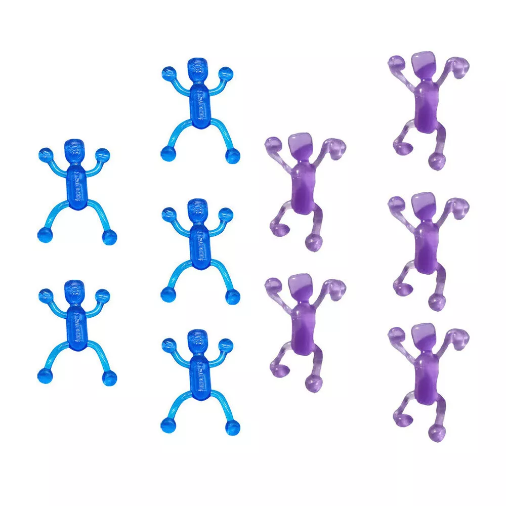 30PCS Stick Man Toy Novelty Fidget Toy Sticky Wall Crawler Toy Sticky Man  Toy