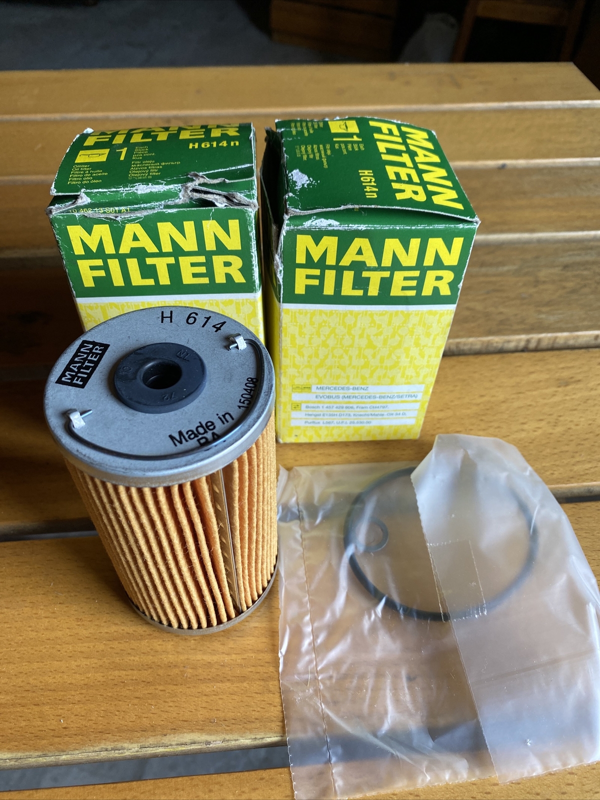 H614N FILTRO OLIO OIL FILTER MANN FILTER PER MERCEDES CLASSE G W460 W461 W463