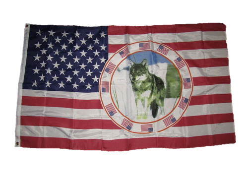 3x5 USA US American America Super Poly Flag 3'x5' Grommets w/ Book (MADE IN USA