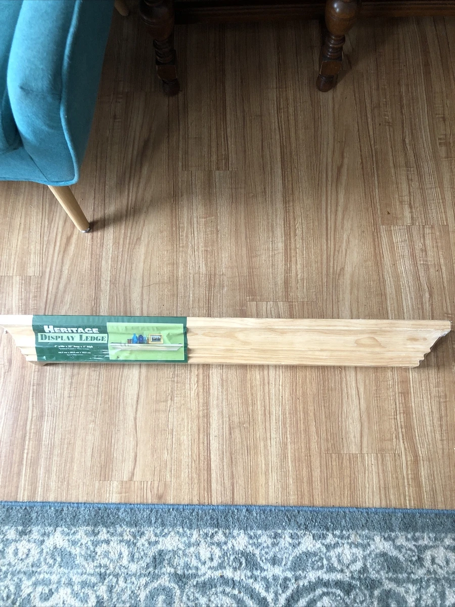 Unfinished wood 2024 wall shelf