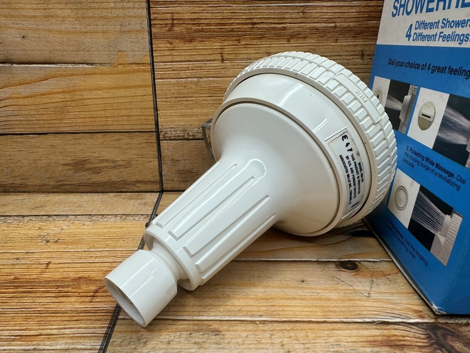 Vintage 1984 Pollenex Dial Massage Massaging Shower Head 4 Settings eBay