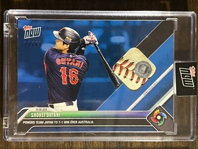 PSA10 Topps Now WBC 侍ジャパン 大谷翔平 トラウト PSA10】大谷翔平対トラウWBC決勝Topps now #WBC71 NO1 PSA10】大谷翔平