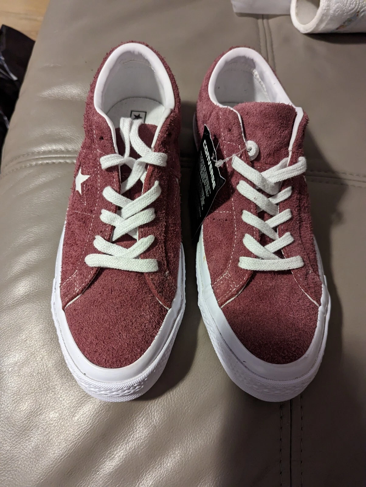 Nuovissime scarpe da ginnastica da donna designer Converse Chuck Taylor in pelle UK 7 rrp £ 75